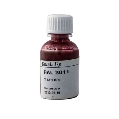 Bättringsfärg för målad aluminiumbeklädnad, Brunröd RAL 3011